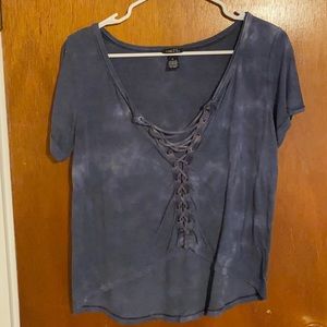 Rue 21 Lace Front Crop Top